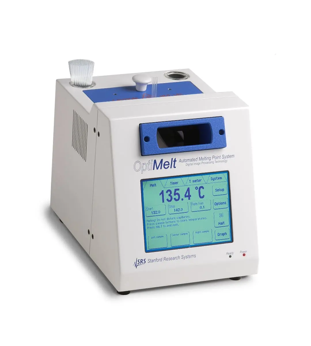 imagem de MPA100 — automated melting point system
